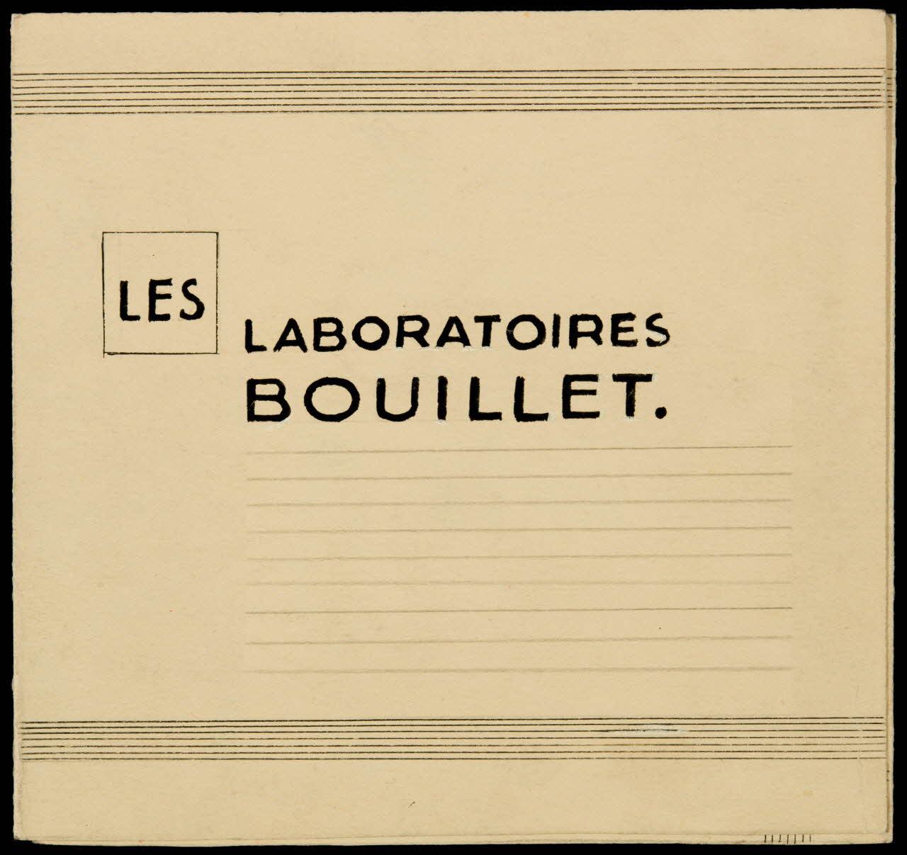 dessin LES LABORATOIRES  BOUILLET. 2001.21.34 Photo