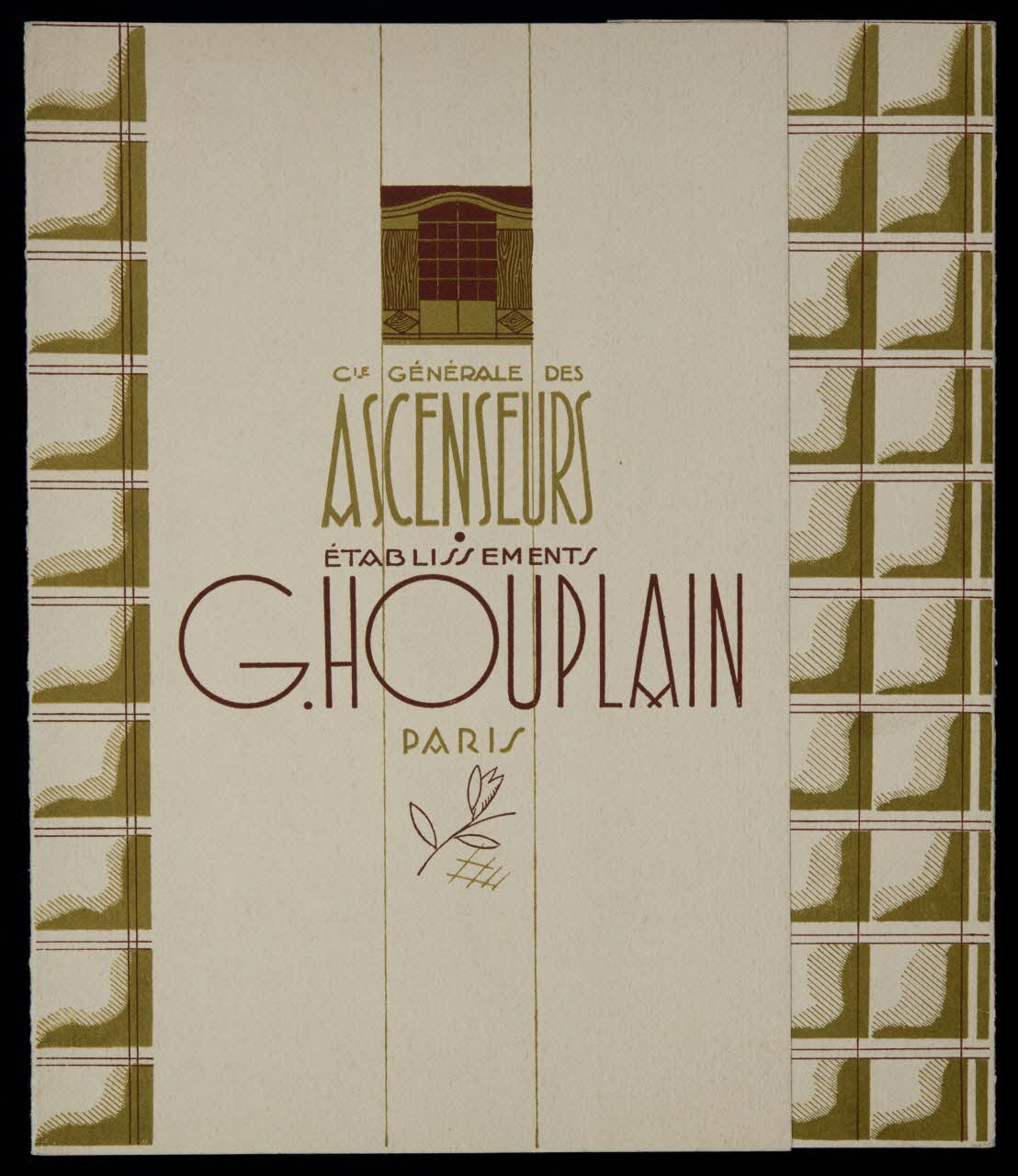 estampe Cie GÉNÉRALE DES  ASCENSEURS  ÉTABLISSEMENTS  G. HOUPLAIN  PARIS 2001.21.51 Photo