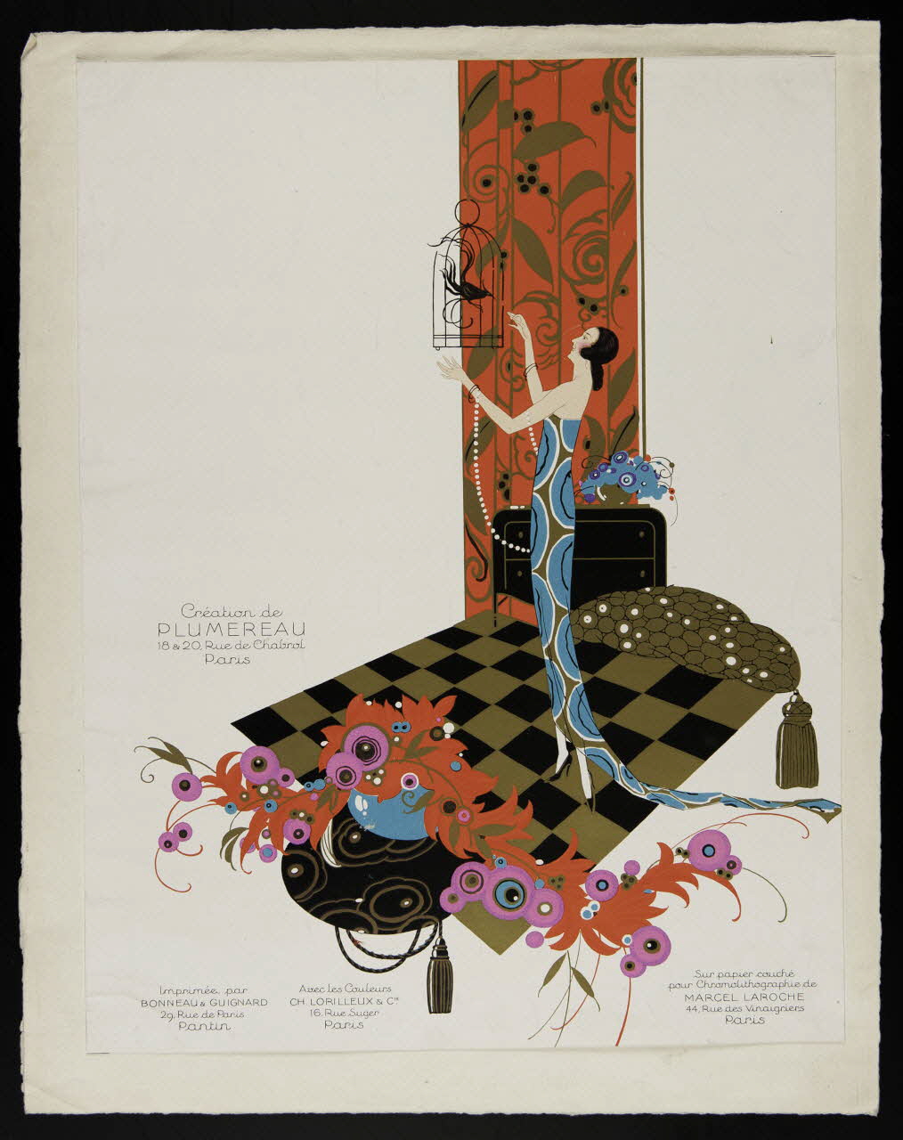 estampe Création de  PLUMEREAU 2001.21.77 Photo