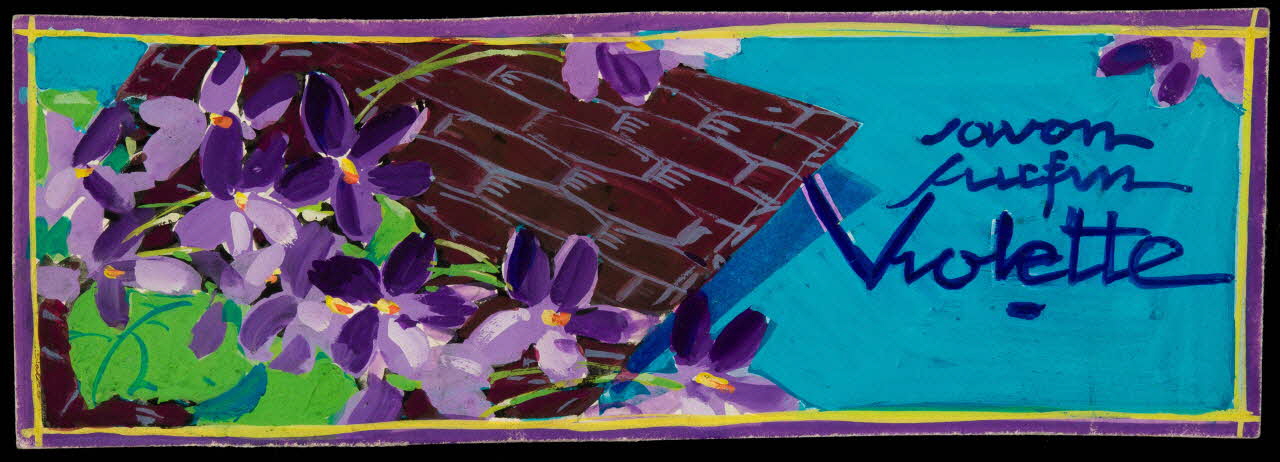 dessin savon  surfin  Violette 2001.21.80 Photo