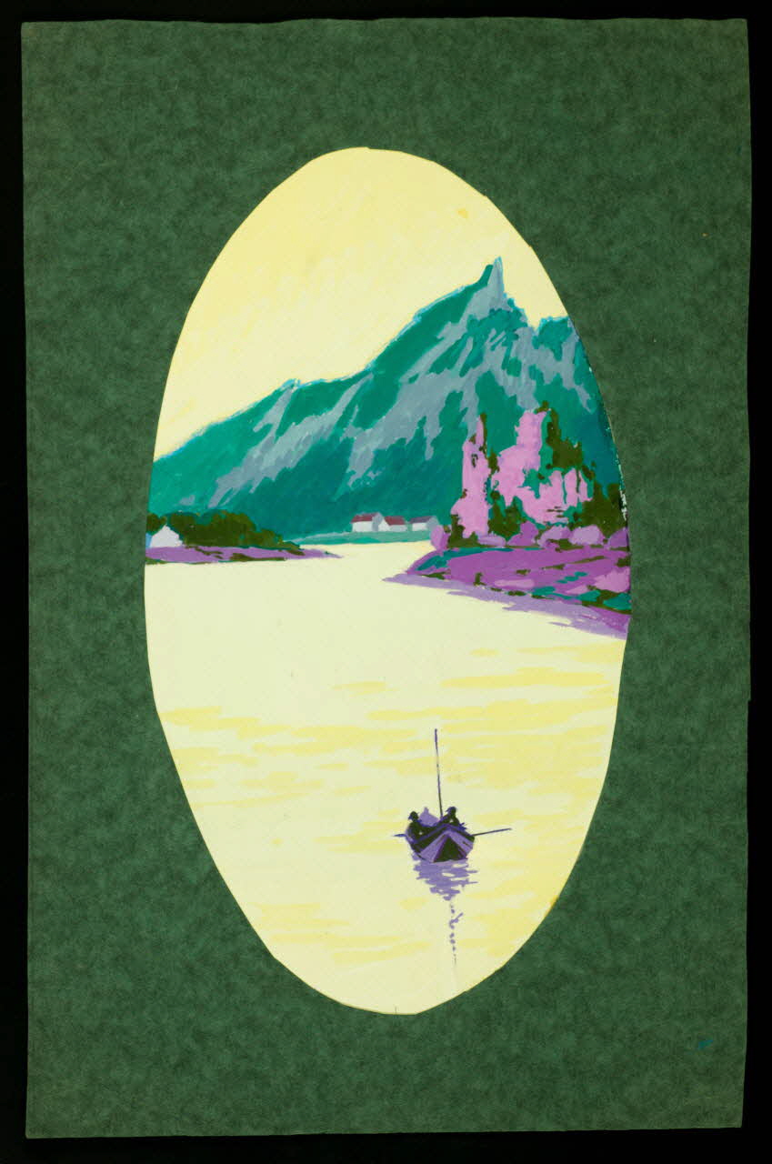 dessin Paysage avec barque 2001.21.82 Photo