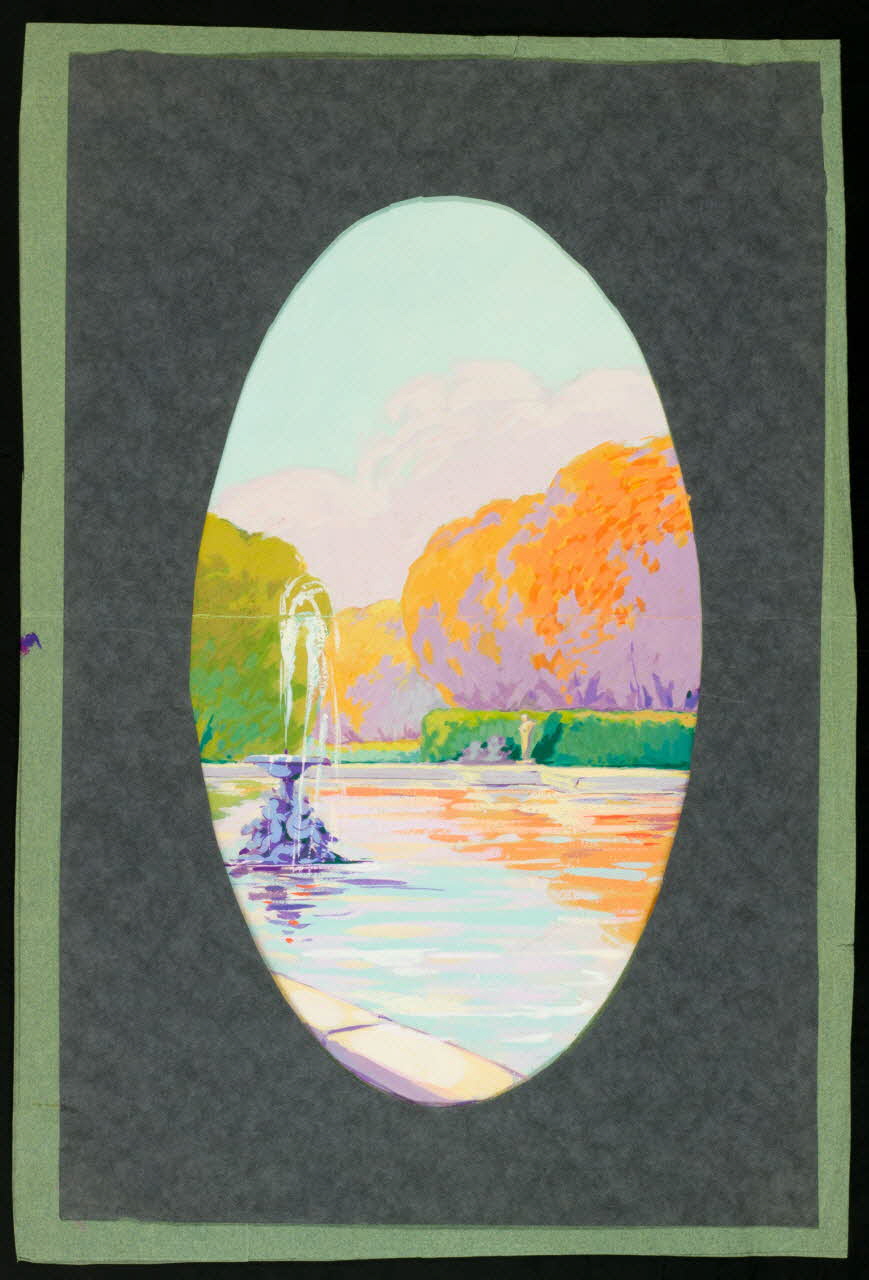 dessin Parc avec fontaine 2001.21.83 Photo