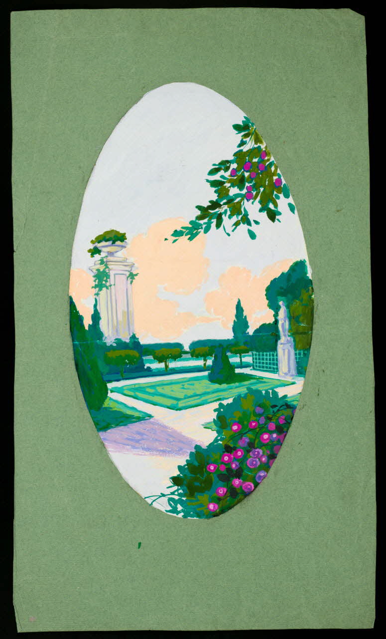 dessin Parc avec statue 2001.21.84 Photo