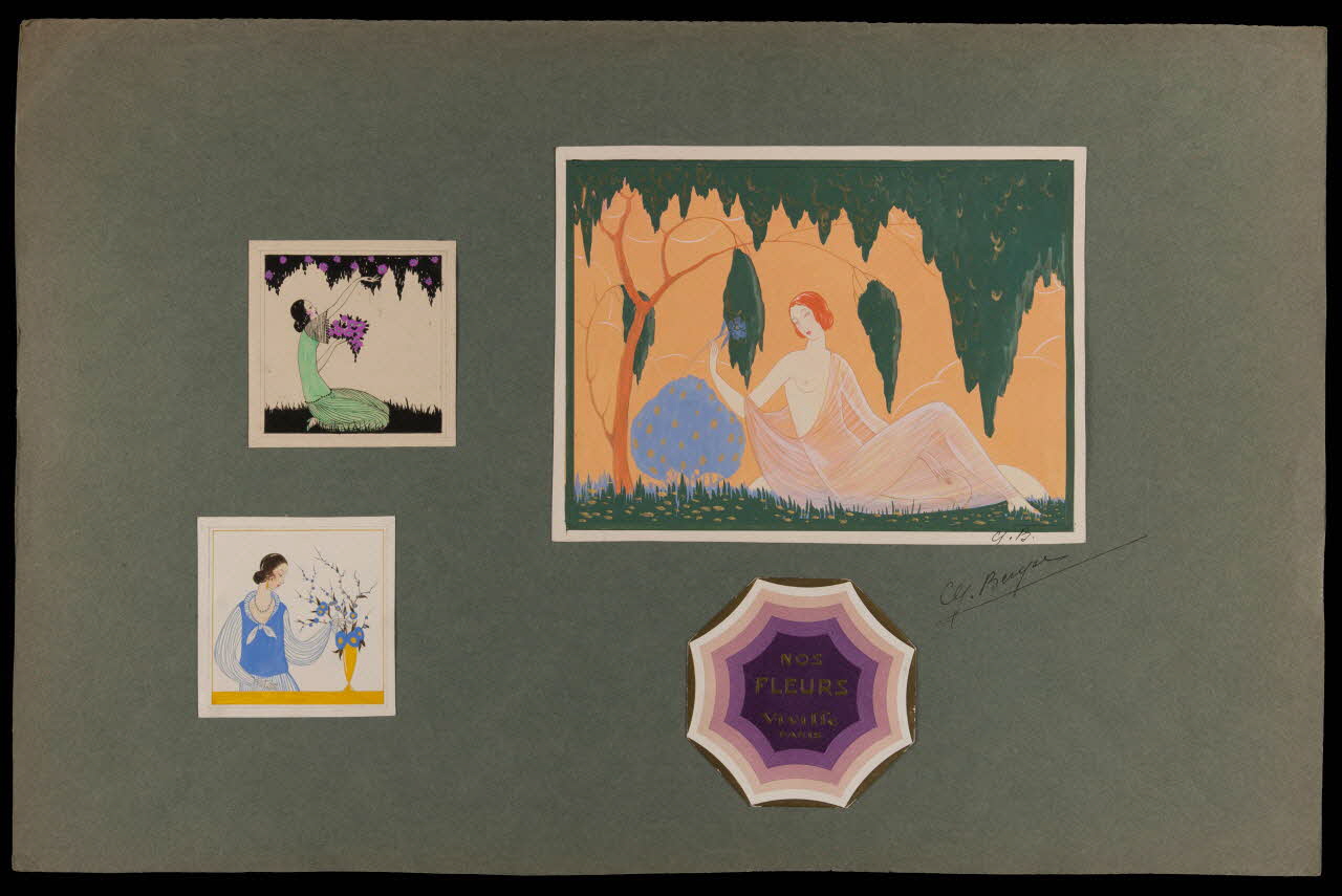 dessin NOS  FLEURS  Viville  PARIS 2001.21.86 Photo