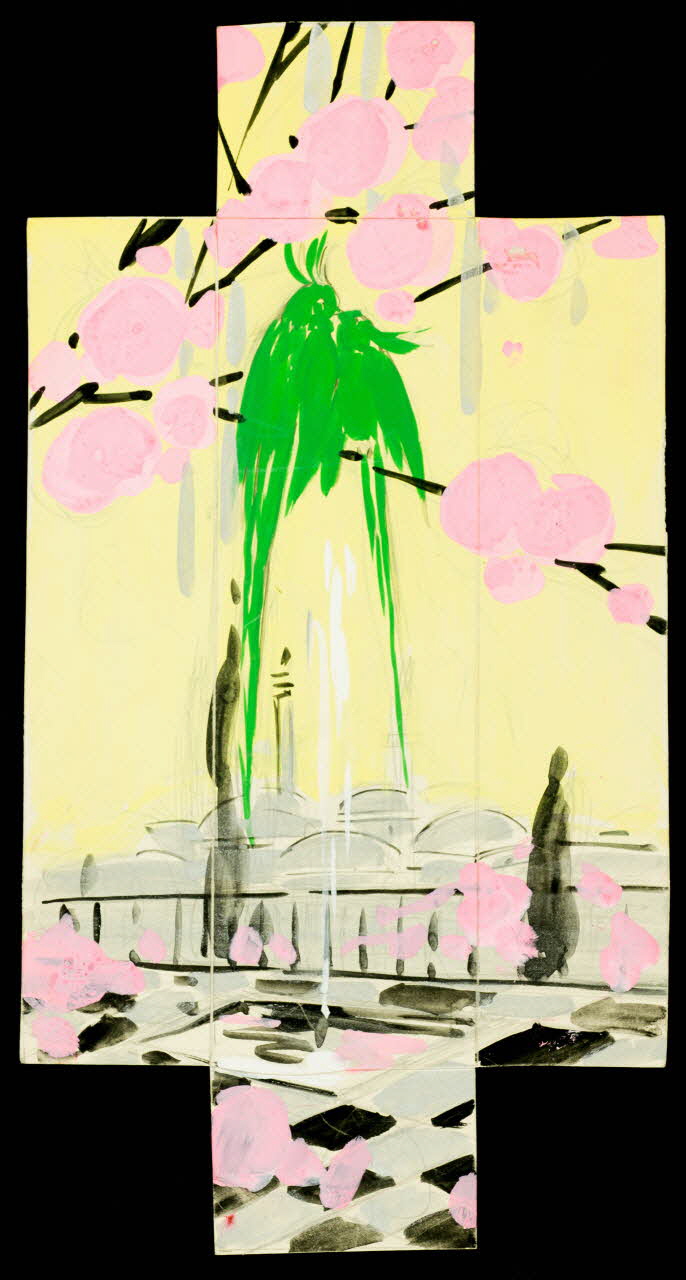 dessin Perroquets et mosquées 2001.21.90.8 Photo