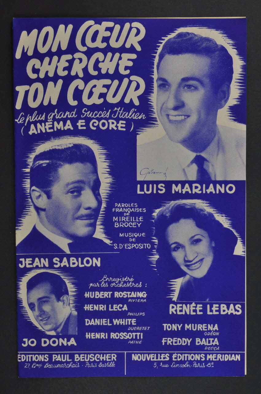 chanson petit format 1969.88.141 Photo Mucem