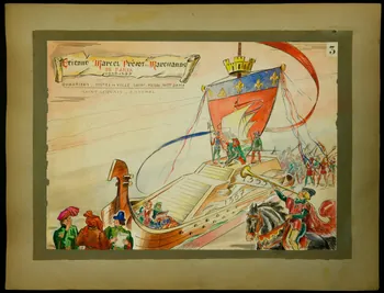 dessin 3  ÉTIENNE MARCEL PRÉVOT DES MARCHANDS  DE PARIS  1355-1357 2001.21.99 Photo