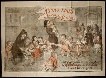 affiche Allons tous  à la consultation 2001.3.14 Photo