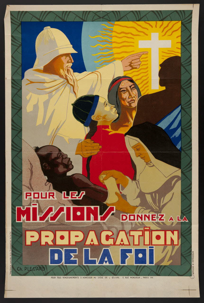 affiche POUR LES  MISSIONS DONNEZ A LA  PROPAGATION  DE LA FOI 2001.3.2 Photo