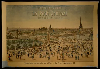 Meyer H. ; Michel V. ; Cassigneul D. ; Le Petit Journal affiche Exposition universelle de 1900. - Le Pont Alexandre III Paris 1900 2001.3.5 Photo