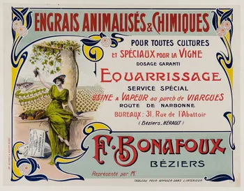 affiche ENGRAIS ANIMALISES & CHIMIQUES 2001.4.15 Photo
