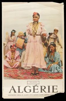 affiche BOU-SAADA  Danseuses Ouled Naïls 2001.4.24 Photo