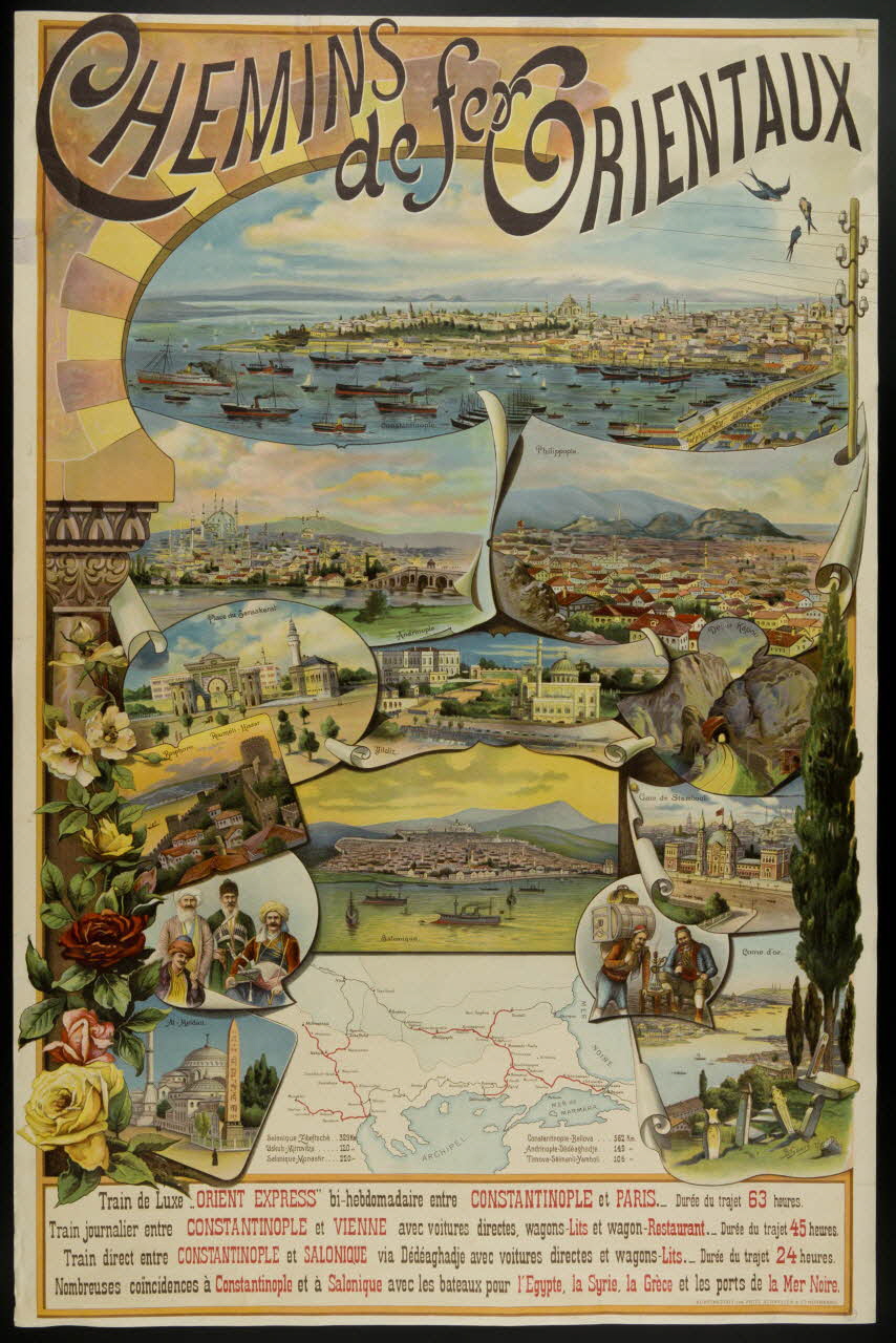 affiche CHEMINS  de fer ORIENTAUX 2001.4.25 Photo