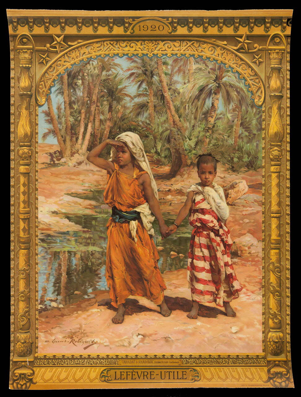 affiche "TAHADAT ET KHADIDJA" & COLOMB BECHARD (SUD-ORANAIS) 2001.4.30 Photo