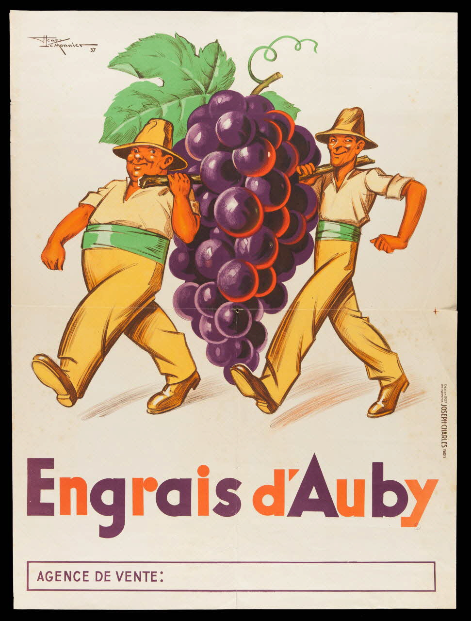 affiche Engrais d'Auby 2001.4.38 Photo