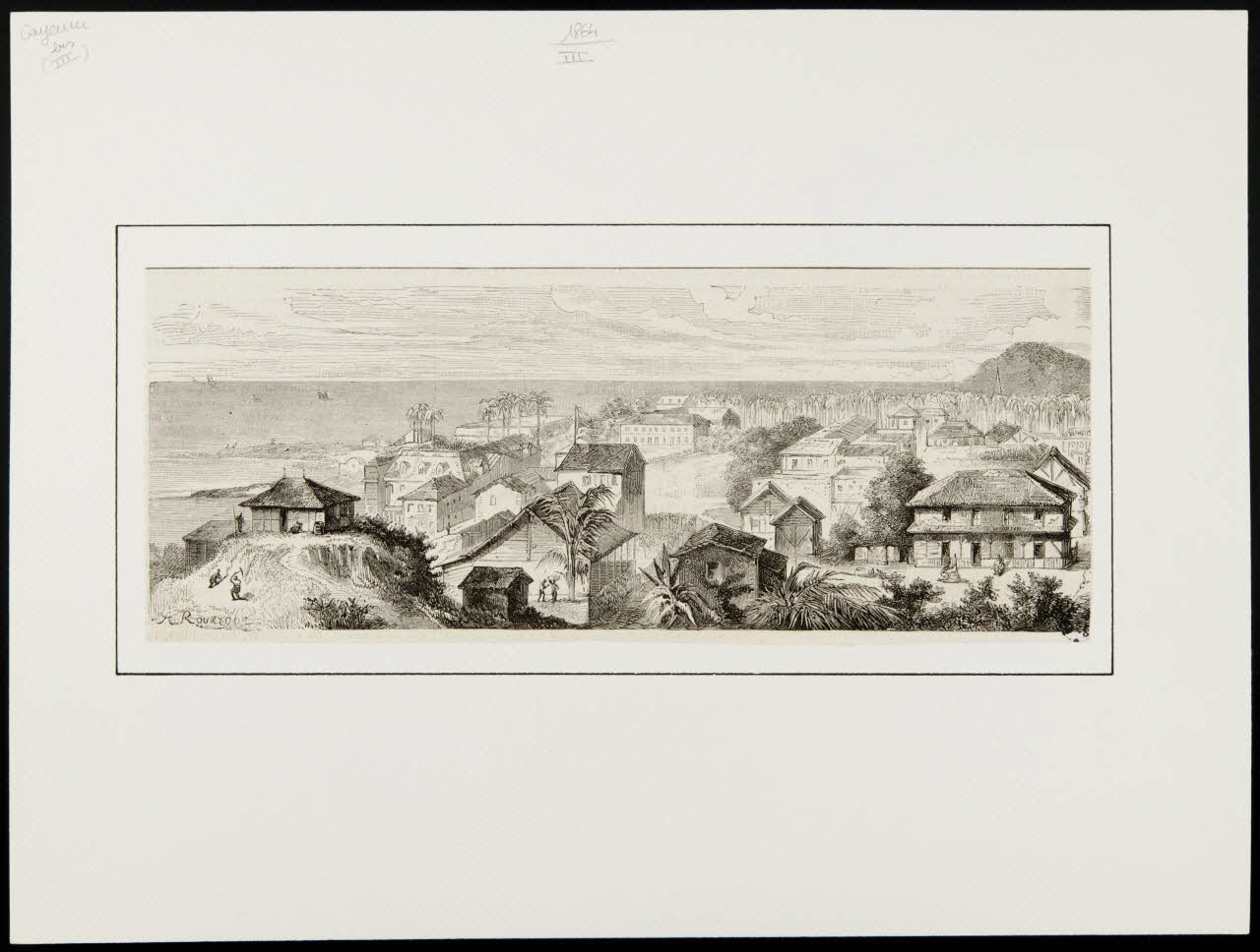 Rouard A. illustration Ile du Salut Ile-de-France, France 1864 2001.41.81 Photo