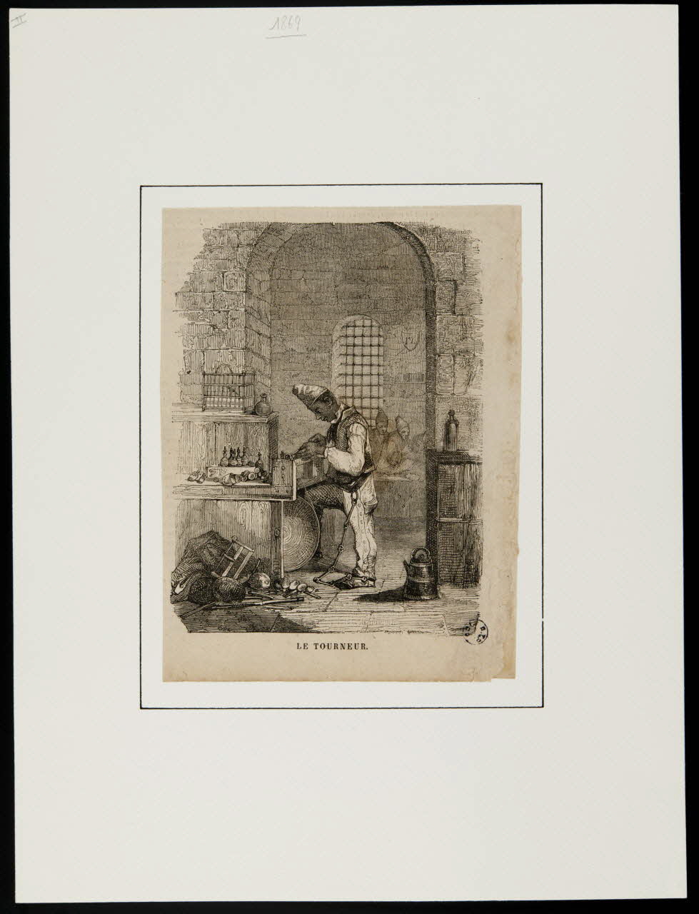 illustration LE TOURNEUR. Ile-de-France, France 1869 2001.41.83 Photo