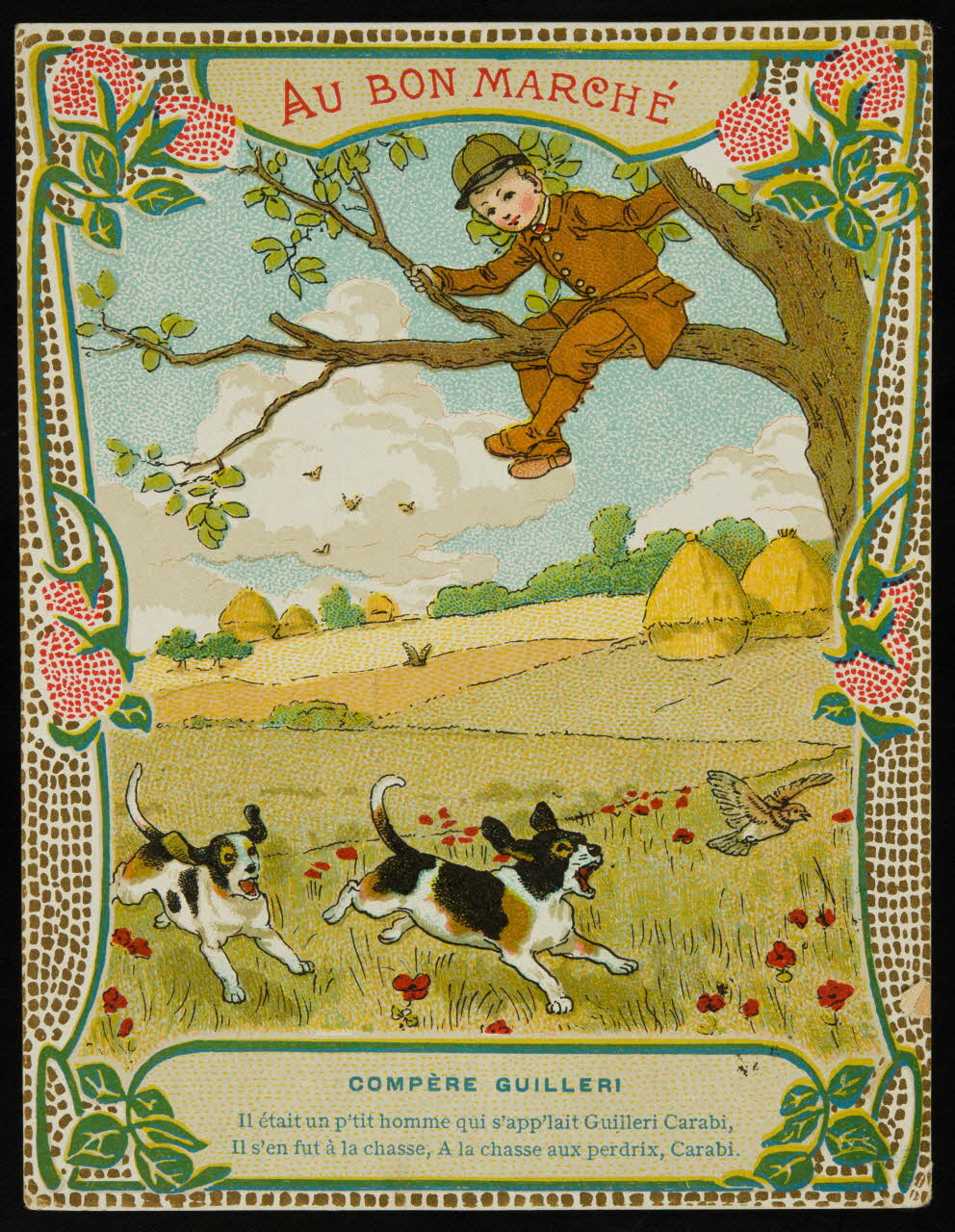 carte réclame chromo Paris 1900 2001.61.10.6 Photo