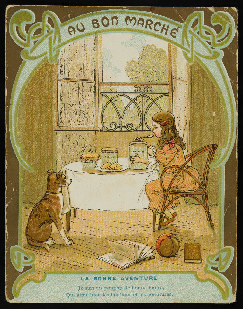 carte réclame chromo Paris 1900 2001.61.10.7 Photo