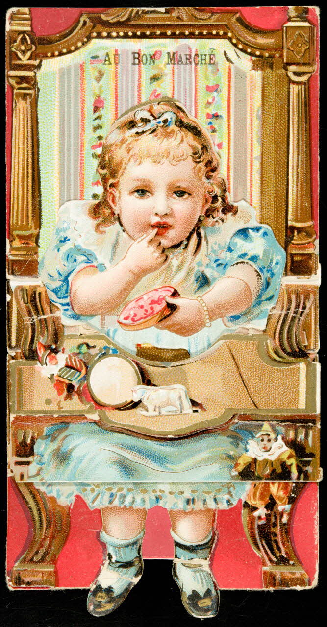 carte réclame chromo Paris 1900 2001.61.11.1 Photo