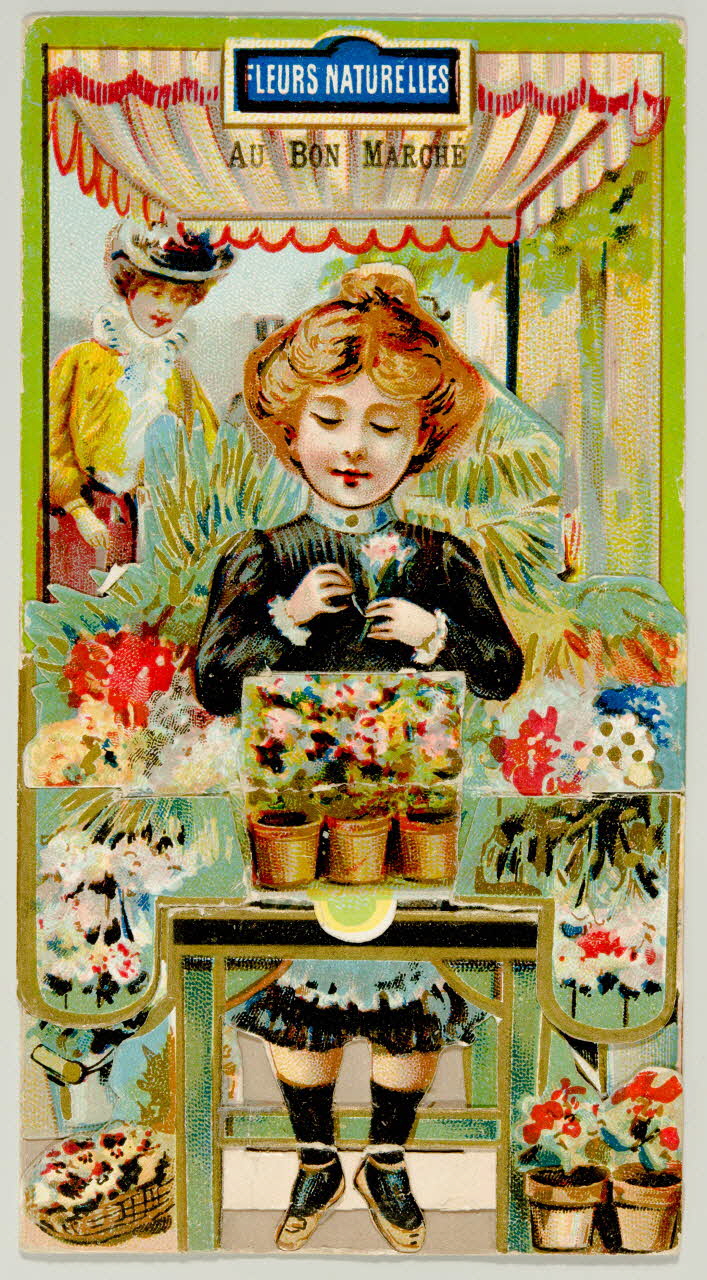 carte réclame chromo Paris 1900 2001.61.11.3 Photo