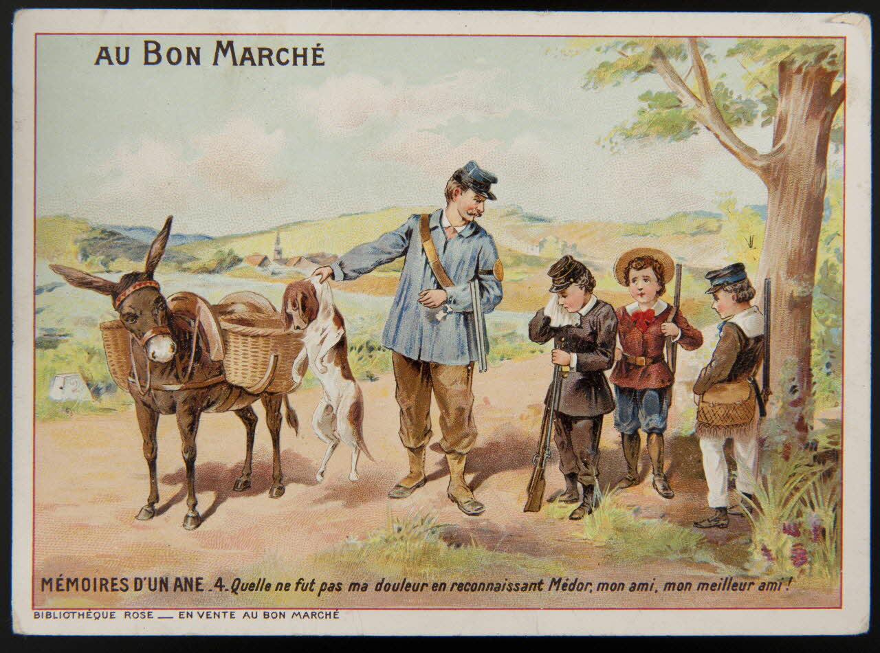 Vallet-Minot et Cie carte réclame chromo Paris 1900 2001.61.18.2 Photo