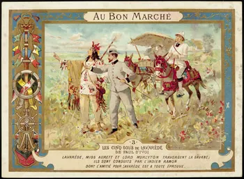 Laas H., Pécaud E. et Compagnie carte réclame chromo Paris 1900 2001.61.19.3 Photo