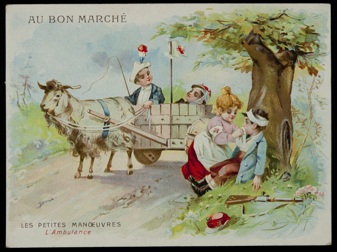 Testu et Masson carte réclame chromo Paris 1900 2001.61.20.1 Photo