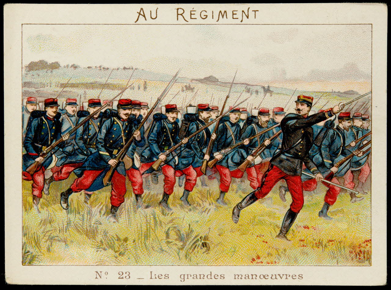 H. et Compagnie (éditeur) : ? carte réclame chromo Paris 1918 2001.61.22.10 Photo