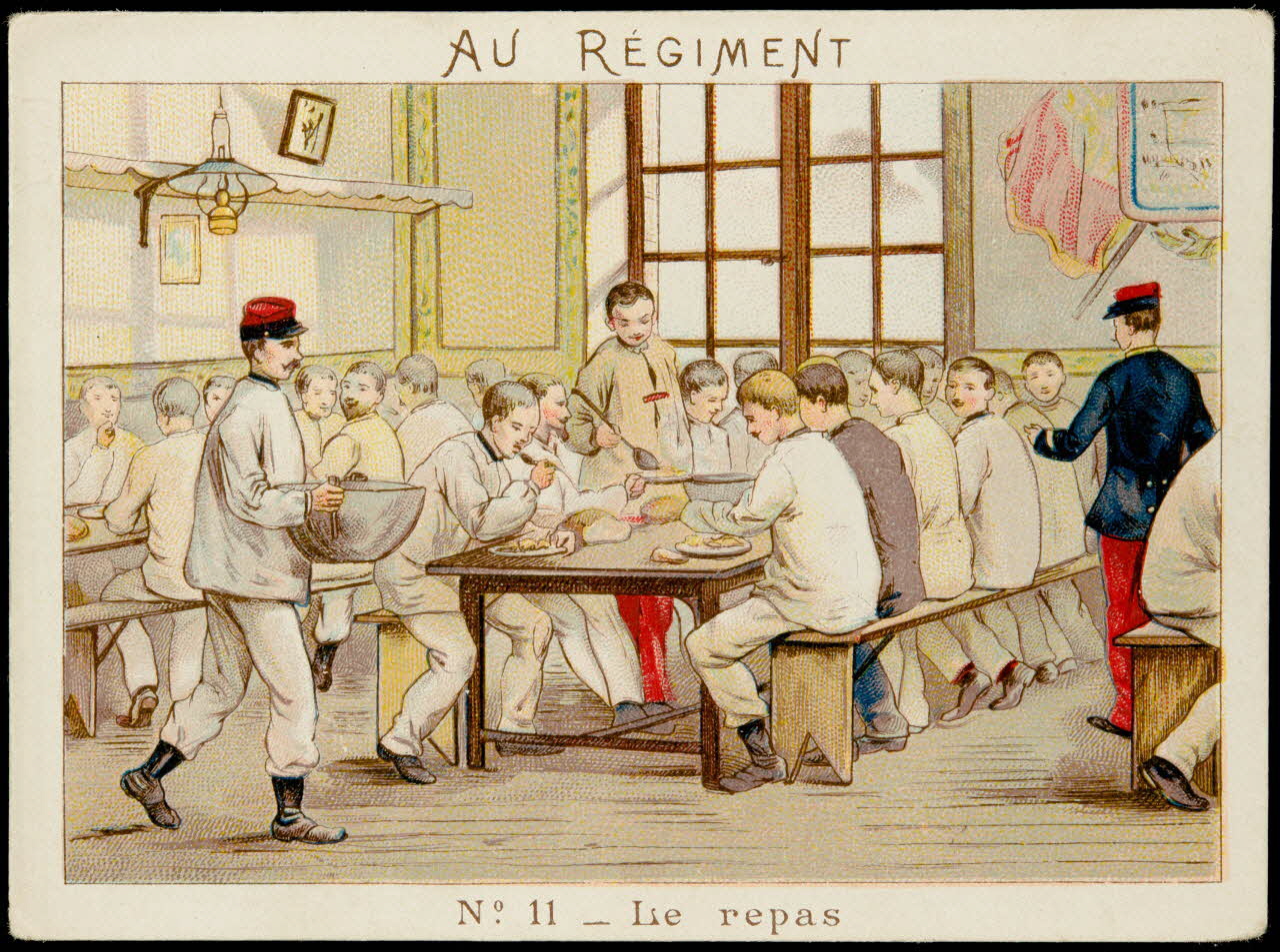 H. et Compagnie (éditeur) : ? carte réclame chromo Paris 1918 2001.61.22.3 Photo