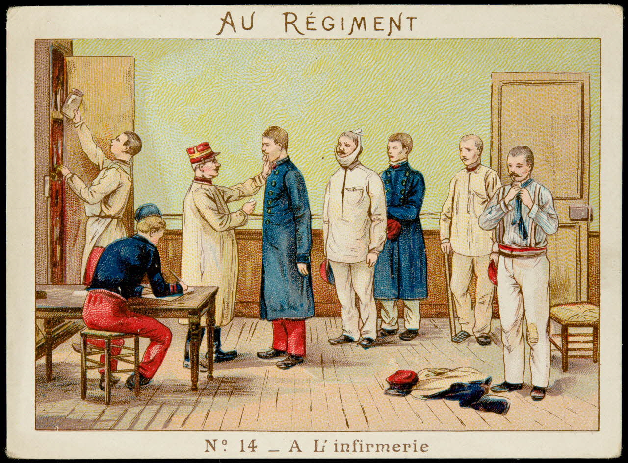 H. et Compagnie (éditeur) : ? carte réclame chromo Paris 1918 2001.61.22.4 Photo