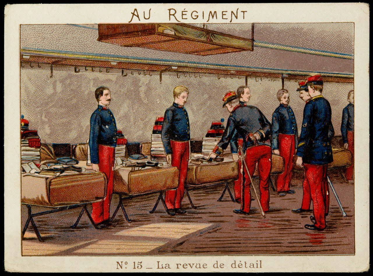 H. et Compagnie (éditeur) : ? carte réclame chromo Paris 1918 2001.61.22.5 Photo
