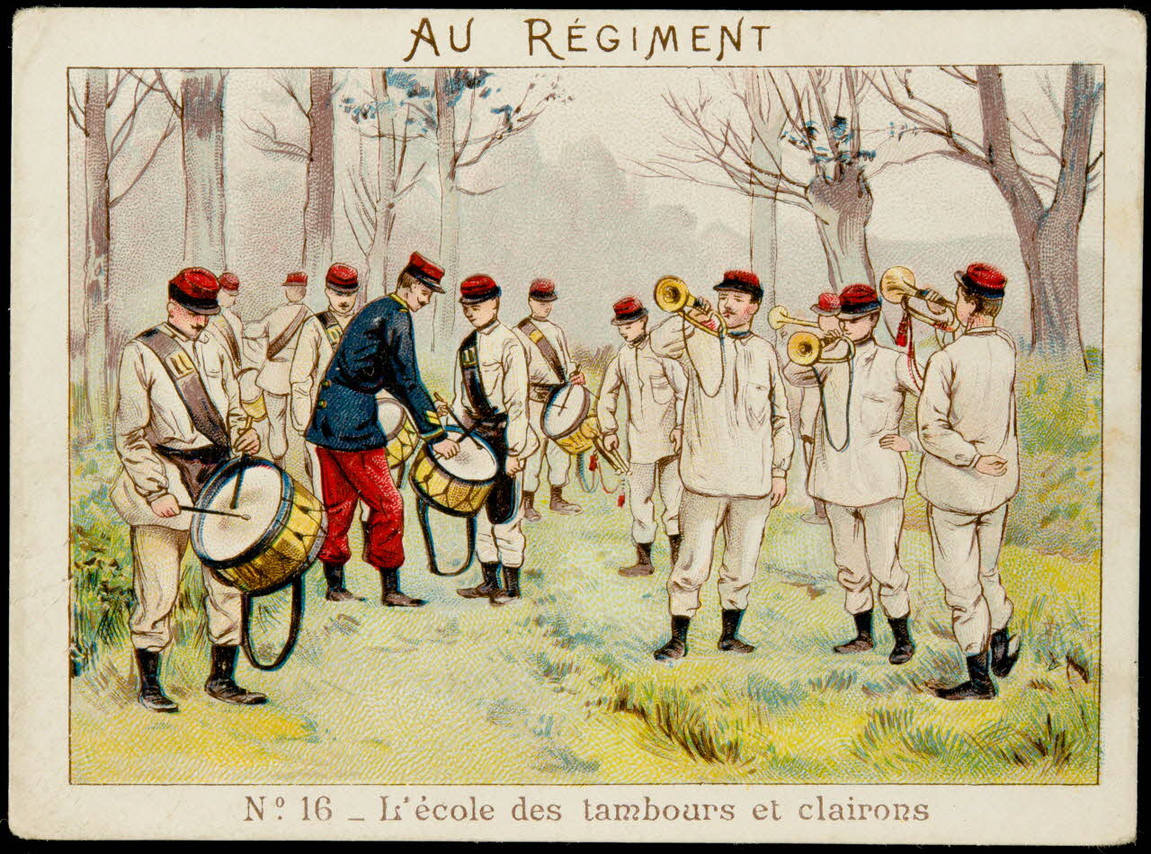 H. et Compagnie (éditeur) : ? carte réclame chromo Paris 1918 2001.61.22.6 Photo