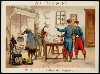 H. et Compagnie (éditeur) : ? carte réclame chromo Paris 1918 2001.61.22.8 Photo
