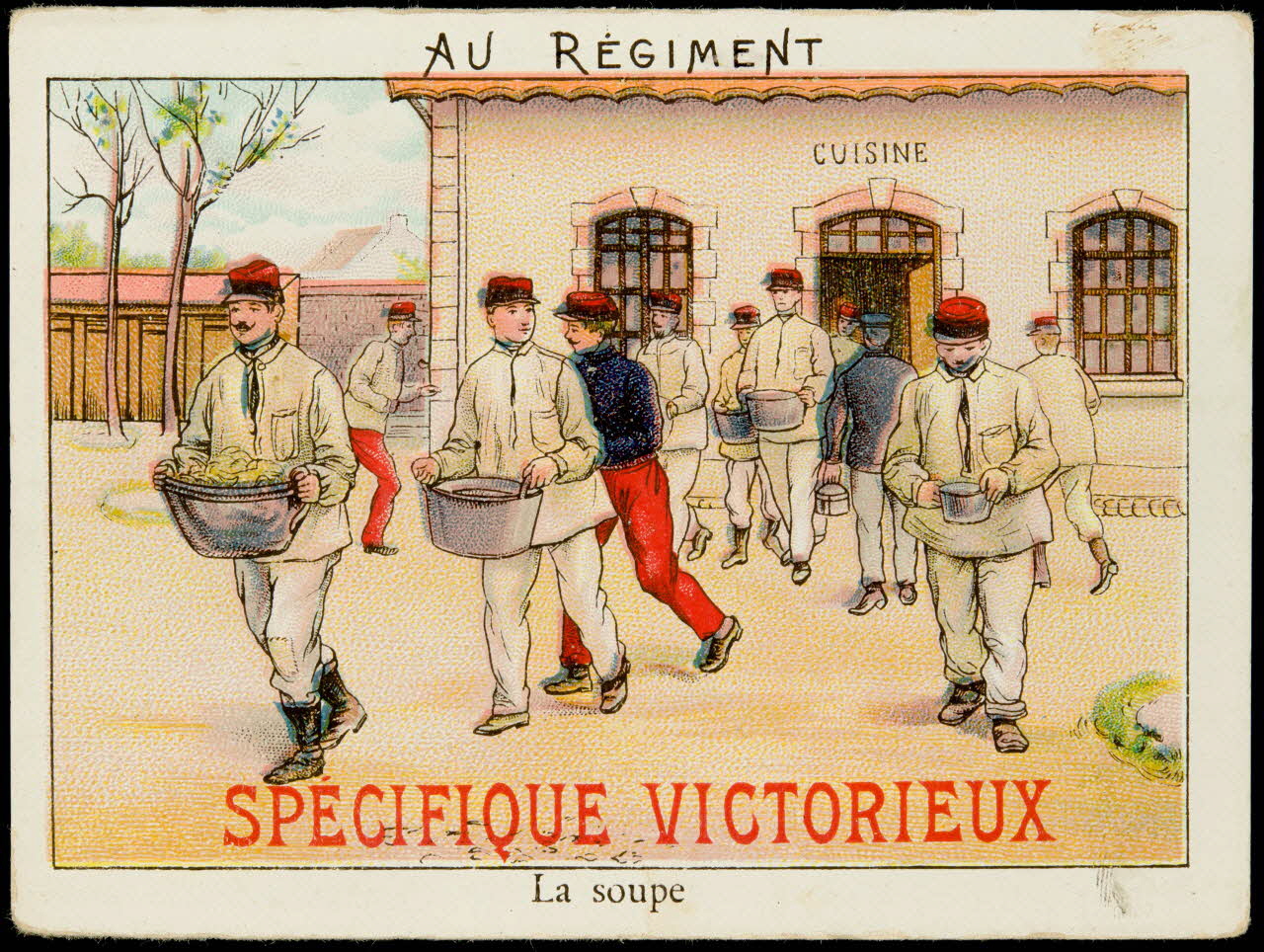 carte réclame chromo Paris 1918 2001.61.23.4 Photo