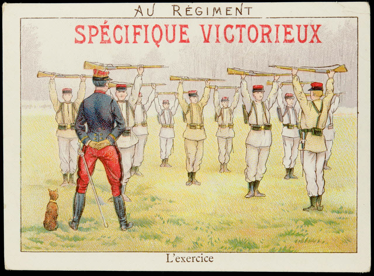 carte réclame chromo Paris 1918 2001.61.23.5 Photo