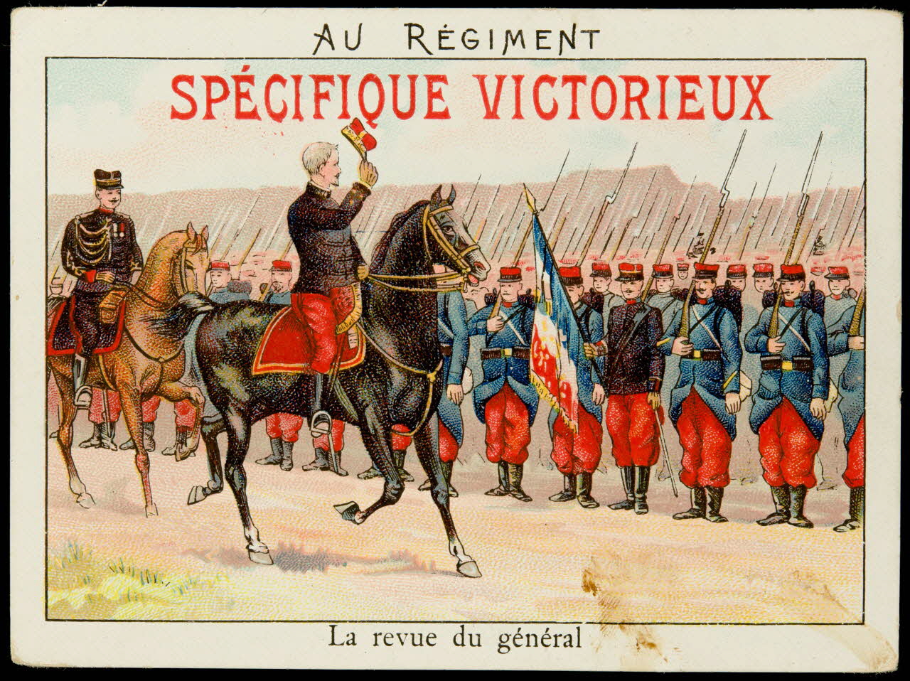 carte réclame chromo Paris 1918 2001.61.23.6 Photo