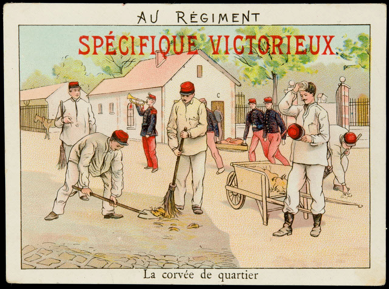 carte réclame chromo Paris 1918 2001.61.23.7 Photo