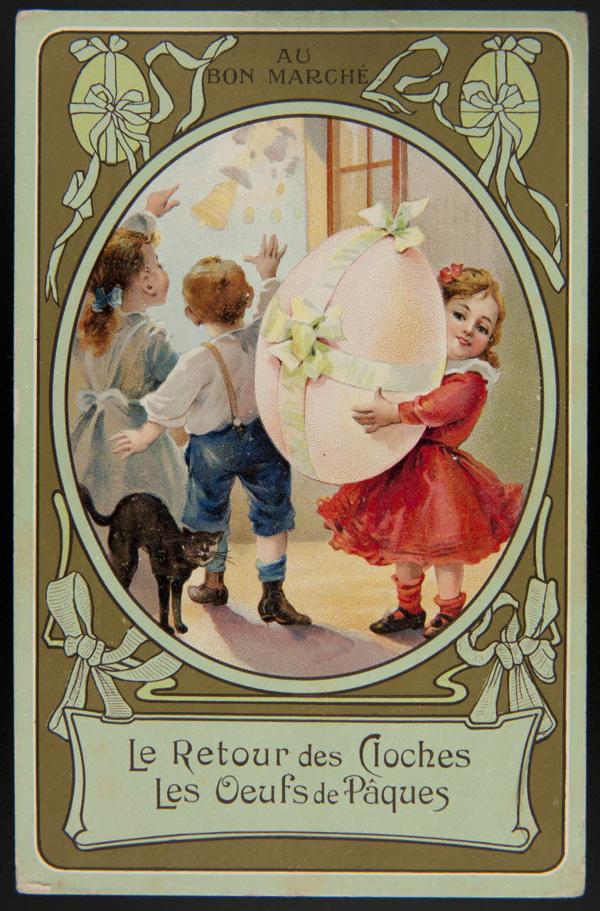 carte réclame chromo Paris 1900 2001.61.9.4 Photo
