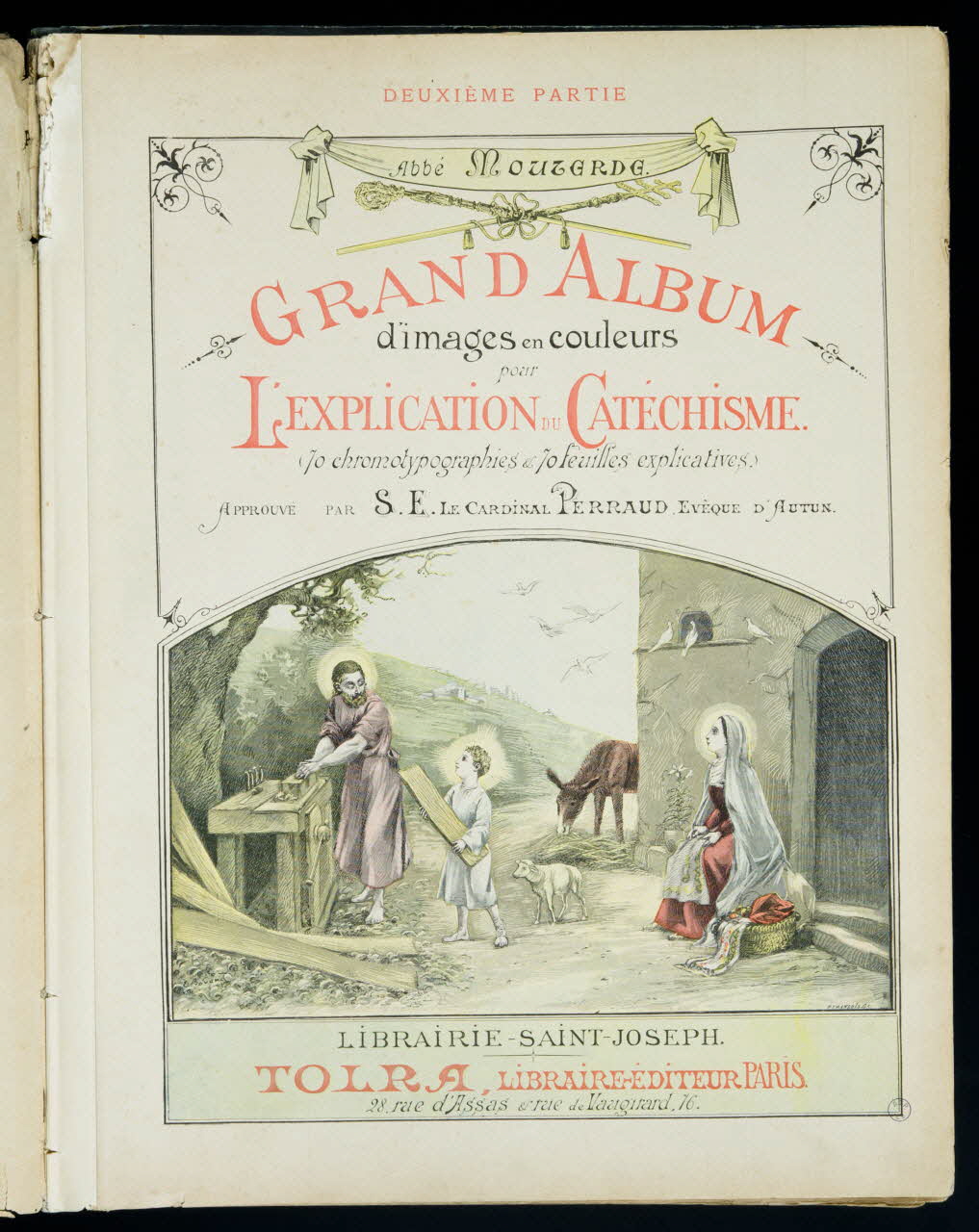 album GRAND ALBUM  d'images en couleurs  pour  L'EXPLICATION DU CATECHISME. 2002.131.1.1 Photo