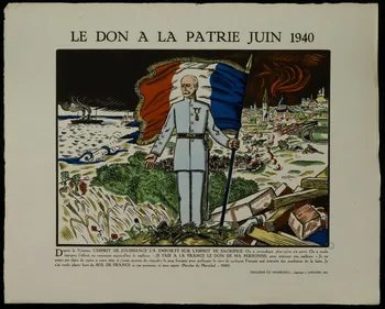 imagerie LE DON A LA PATRIE JUIN 1940 Limoges 1941 2002.15.16 Photo