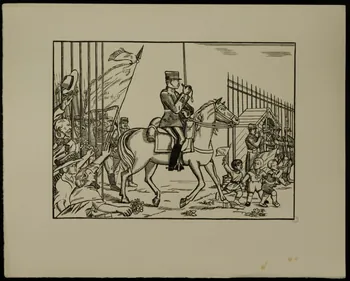 imagerie Le chant du départ Limoges 1941 2002.15.21 Photo