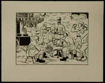 imagerie "Les mieux frites, mon Général" Limoges 1941 2002.15.24 Photo