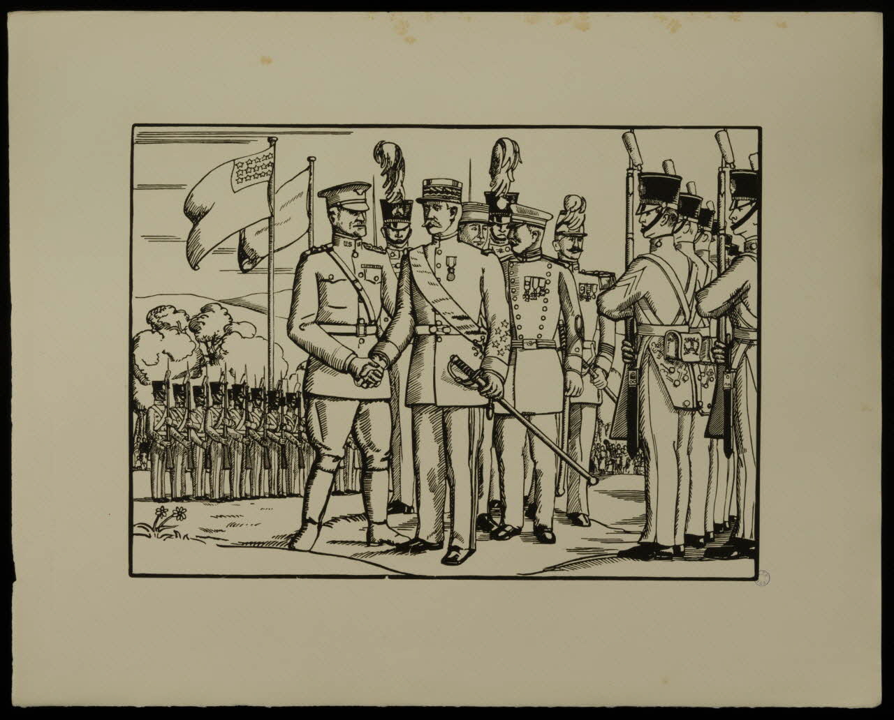 imagerie L'accueil des frères d'armes Limoges 1941 2002.15.27 Photo
