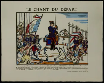 imagerie LE CHANT DU DEPART Limoges 1941 2002.15.8 Photo
