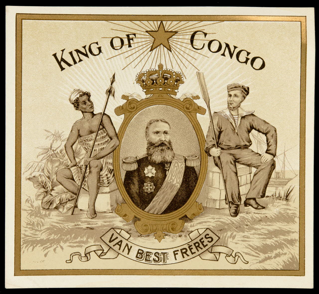 étiquette KING OF CONGO  VAN BEST FRÈRES 2002.70.15 Photo