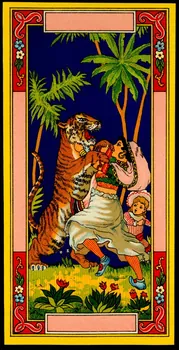 étiquette Attaque d'un tigre 2002.70.19 Photo