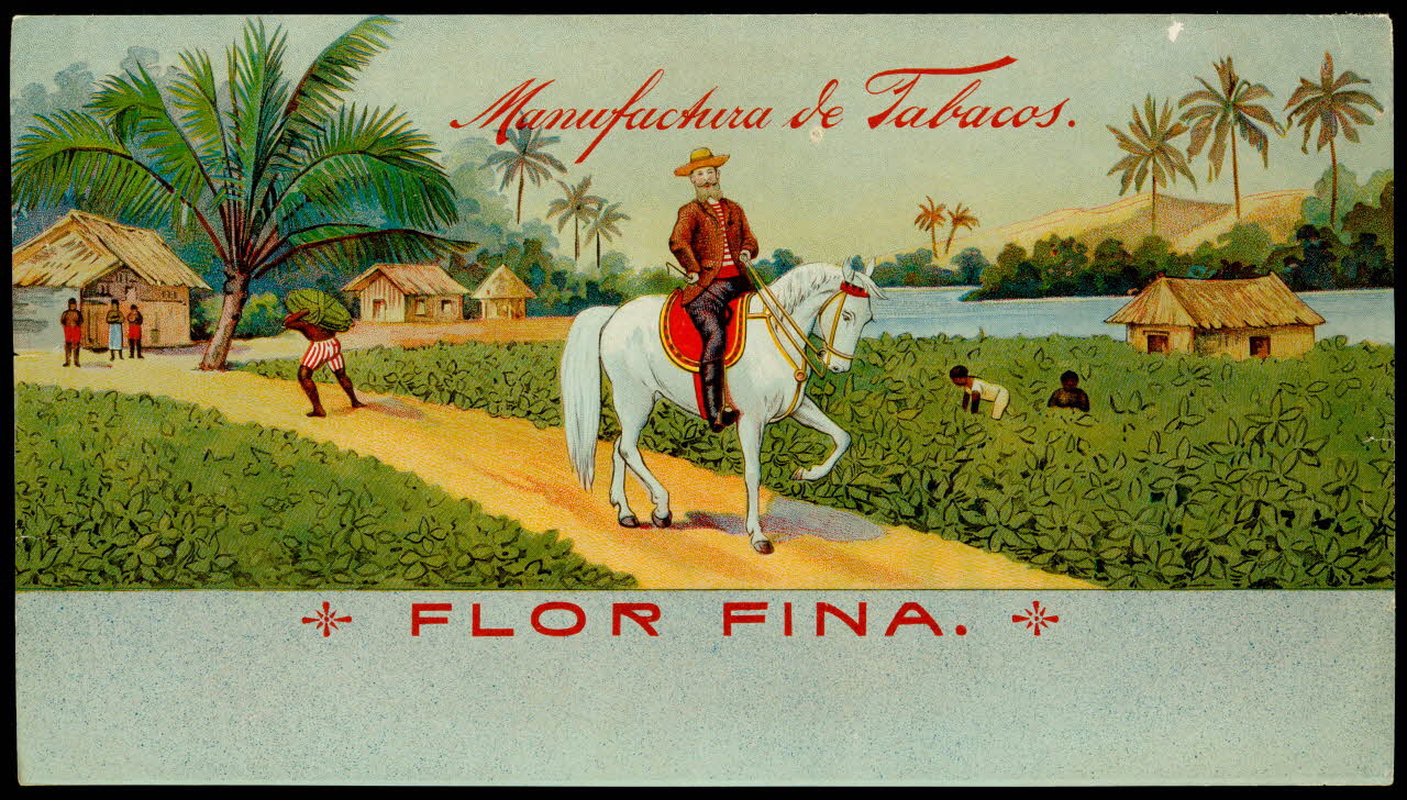 étiquette Manufactura de Tabacos.  FLOR FINA. 2002.70.58 Photo