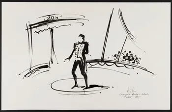 Michel Costiou dessin Monsieur Loyal 1995 2002.81.12 Photo