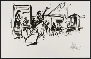 Michel Costiou dessin Danseuse 2001 2002.81.39 Photo